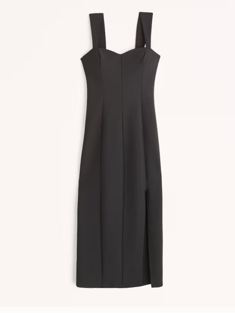 Abercrombie Wide Strap Corset Midi Dress